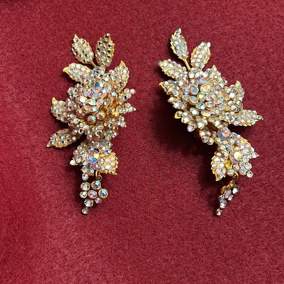 Signed Simon Ju earrings - Picture 2 of 5